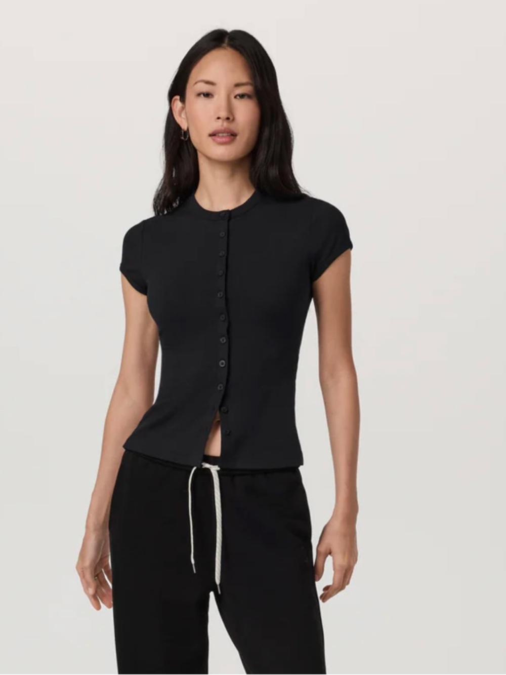 Vuori short sleeve Pose button up - M